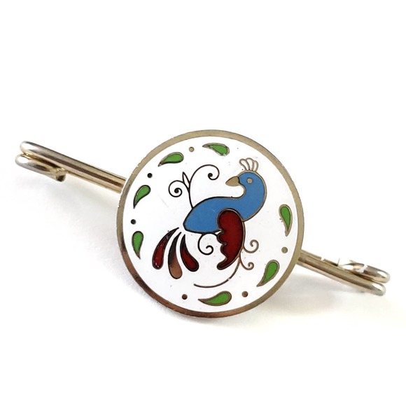 Vintage | PA Hex Sign Enamel Collar Bar